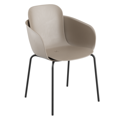 Krzesło ogrodowe SACKit Chair No. One S2 Taupe | Black