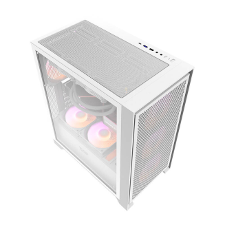 Obudowa komputerowa DARKFLASH DRX70 Mesh + 4 wentylatory RGB (biała) - 9