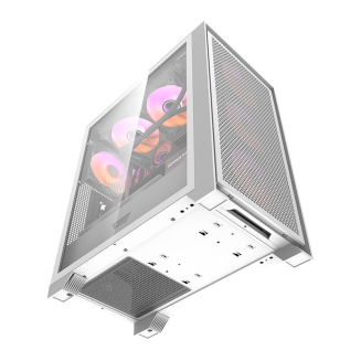 Obudowa komputerowa DARKFLASH DRX70 Mesh + 4 wentylatory RGB (biała) - 11