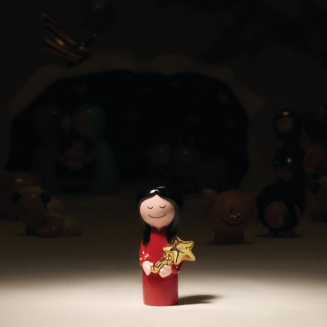 Porcelanowa figurka świąteczna Alessi Dziecko Gwiazd - 3