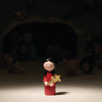 Porcelanowa figurka świąteczna Alessi Dziecko Gwiazd - 3