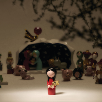 Porcelanowa figurka świąteczna Alessi Dziecko Gwiazd - 4