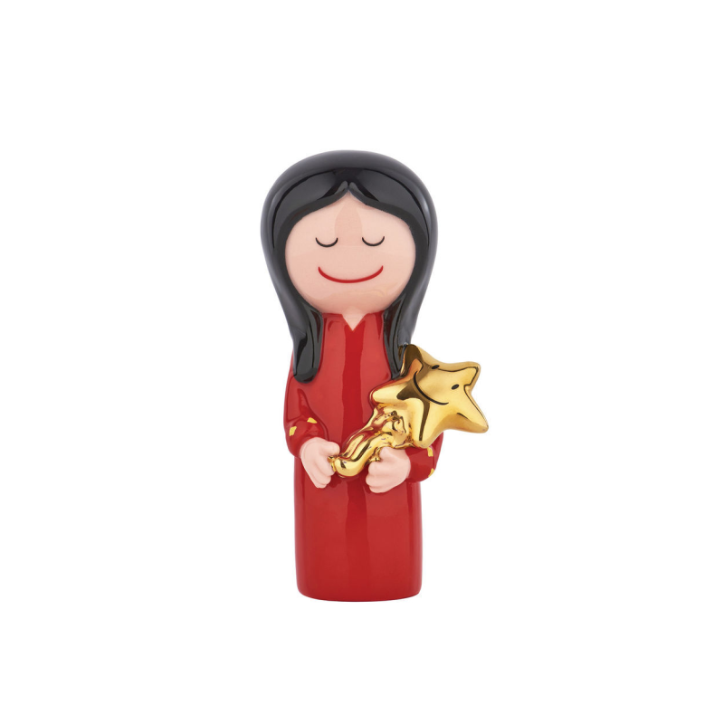 Porcelanowa figurka świąteczna Alessi Dziecko Gwiazd