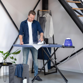 Deska do prasowania Brabantia C 124x45 cm z podstawą na generator pary Denim Blue - 6