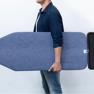 Deska do prasowania Brabantia C 124x45 cm z podstawą na generator pary Denim Blue - 3