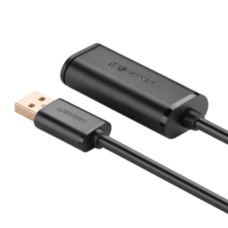 Kabel UGREEN US121 USB-A-USB-A 5m aktywny (czarny) - 3
