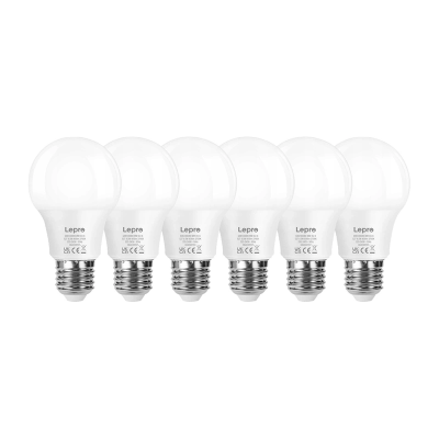 Żarówka LED LEPRO 100089-WW-EU-6 E27 A60 8,5W (60W) 806lm 2700K ciepła 180° 6 szt.