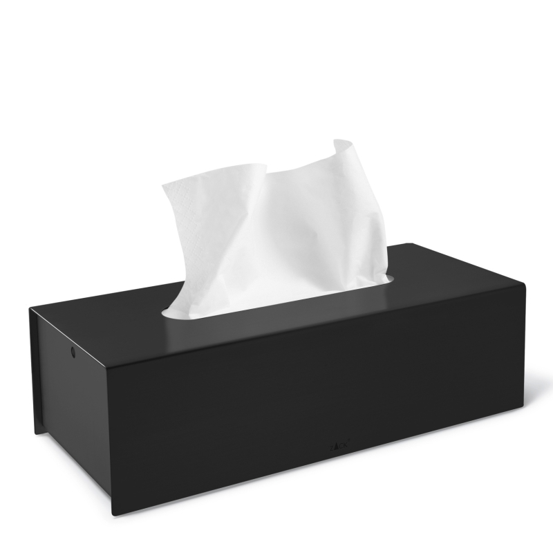 Zack Puro Black Tissue Box