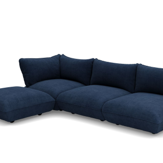  Fatboy Sumo Corner Sofa Left Cord Deep Blue - 2