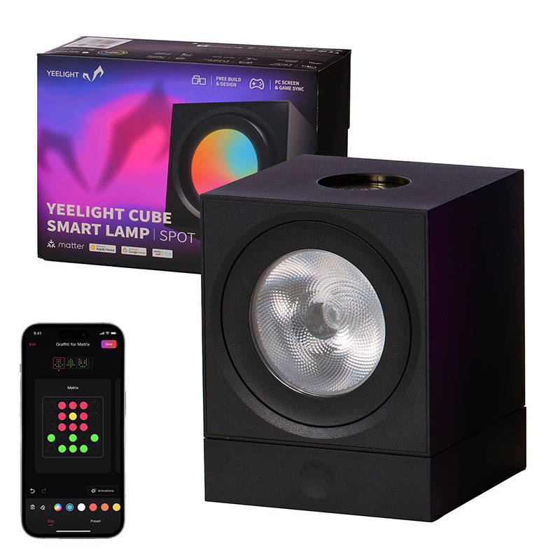Panel świetlny YEELIGHT Smart Cube Light Spot z bazą