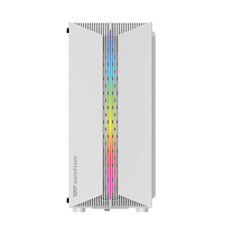  DARKFLASH DK151 computer case + 3 RGB fans (white) - 2
