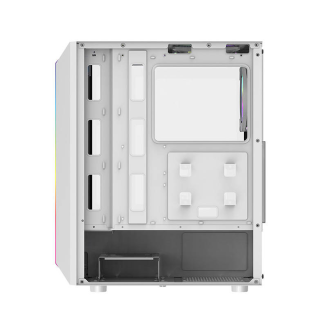  DARKFLASH DK151 computer case + 3 RGB fans (white) - 5