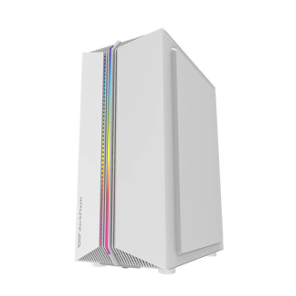  DARKFLASH DK151 computer case + 3 RGB fans (white) - 4