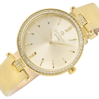 Zegarek Damski Giewont Sapphire Złoty GW9890-A3 - 3