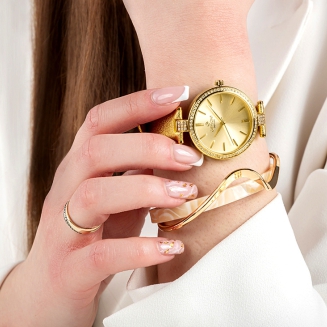 Zegarek Damski Giewont Sapphire Złoty GW9890-A3 - 4