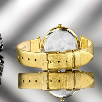 Zegarek Damski Giewont Sapphire Złoty GW9890-A3 - 8