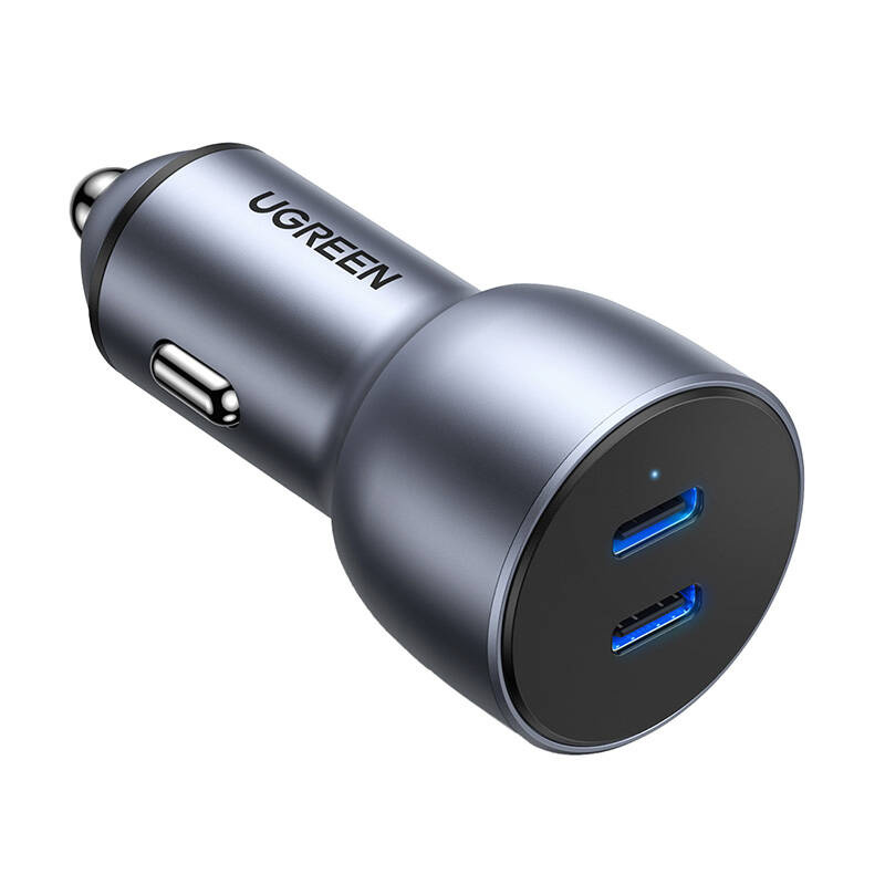 UGREEN CD213 36W Car Charger 2x USB-C (Gray)
