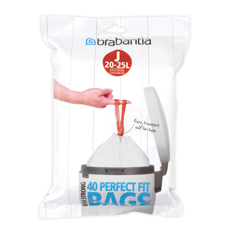 Brabantia PerfectFit Bags garbage bags size J 20-25l 40 pcs