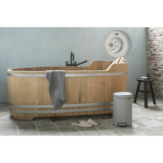 Kosz łazienkowy Brabantia NewIcon 12l Mineral Concrete Grey - 3