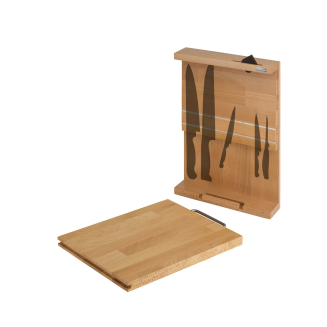 Blok magnetyczny z drewna bukowego + Deska kuchenna Artelegno Bologna 30 cm - 5