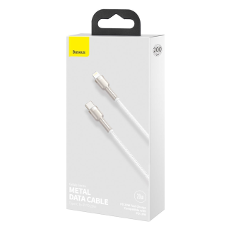 Kabel BASEUS Cafule USB-C-Lightning 2m 20W (biały) - 7