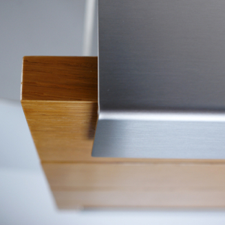  Keilbach Glasnost Wood letterbox, oak - 2