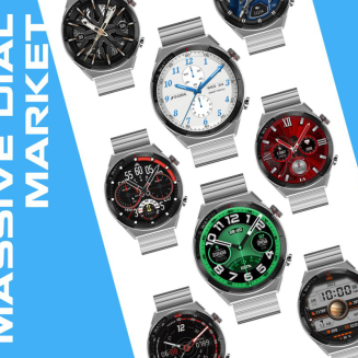 Smartwatch Rubicon RNCE99 Black Metal + Silicon SMARUB194 - 8