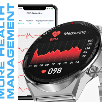 Smartwatch Rubicon RNCE99 Black Metal + Silicon SMARUB194 - 10