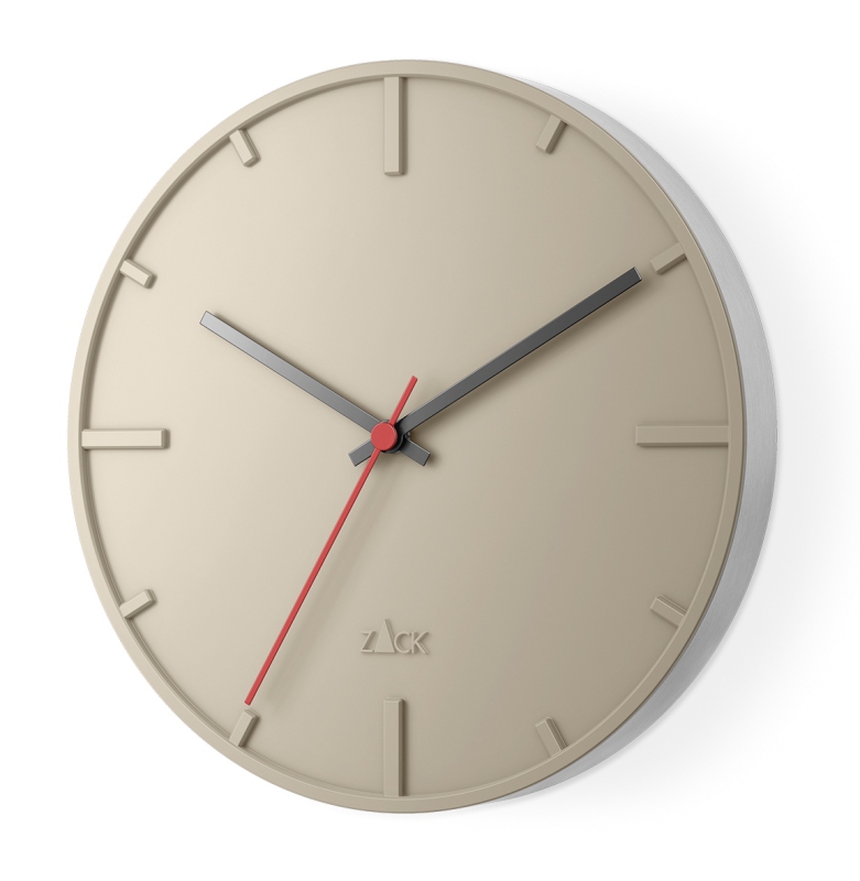  Zack Wanu wall clock 27 cm beige