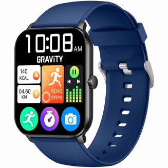 Smartwatch Gravity Czarny Niebieski GT36-6 - 8