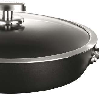 Patelnia głęboka z pokrywą Scanpan Pro IQ 32 cm - 2