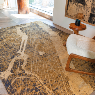 Dywan Louis de Poortere Cities Collection NEW YORK Gatsby Gold - 10