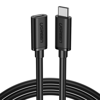 Przedłużający kabel USB-C 3.1 UGREEN ED008, 4K, 60W, 0,5m (czarny)