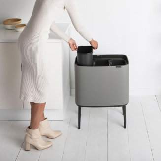 Kosz Brabantia Bo Touch Bin 11+11+11 l Mineral Concrete - 5