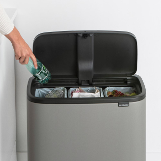Kosz Brabantia Bo Touch Bin 11+11+11 l Mineral Concrete - 6