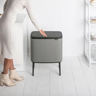 Kosz Brabantia Bo Touch Bin 11+11+11 l Mineral Concrete - 4