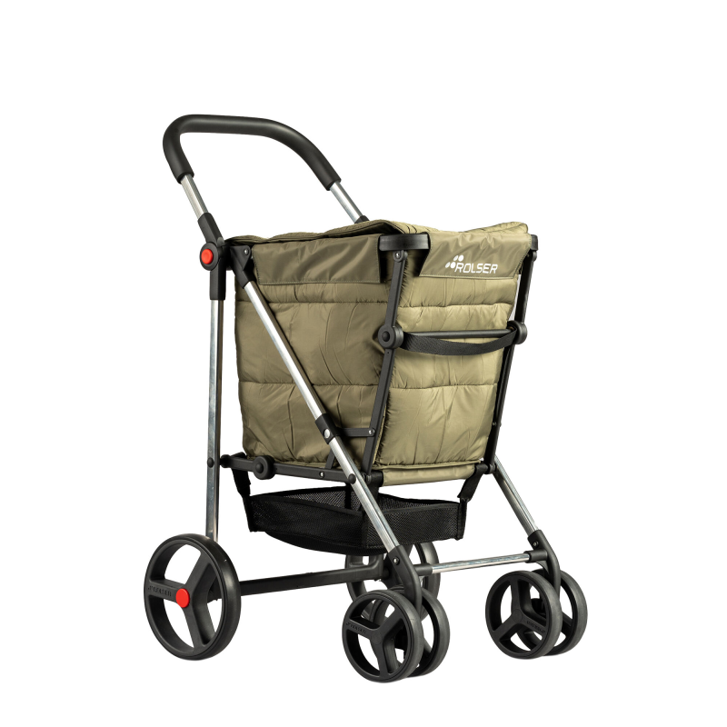 Wózek zakupowy Rolser Basket Polar 4B Kaki