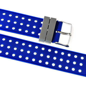 Pasek silikonowy NIEBIESKO-SZARY U12-22-7 - 4