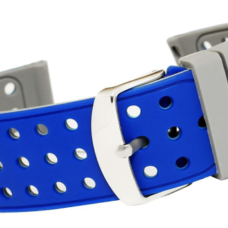 Pasek silikonowy NIEBIESKO-SZARY U12-22-7 - 2