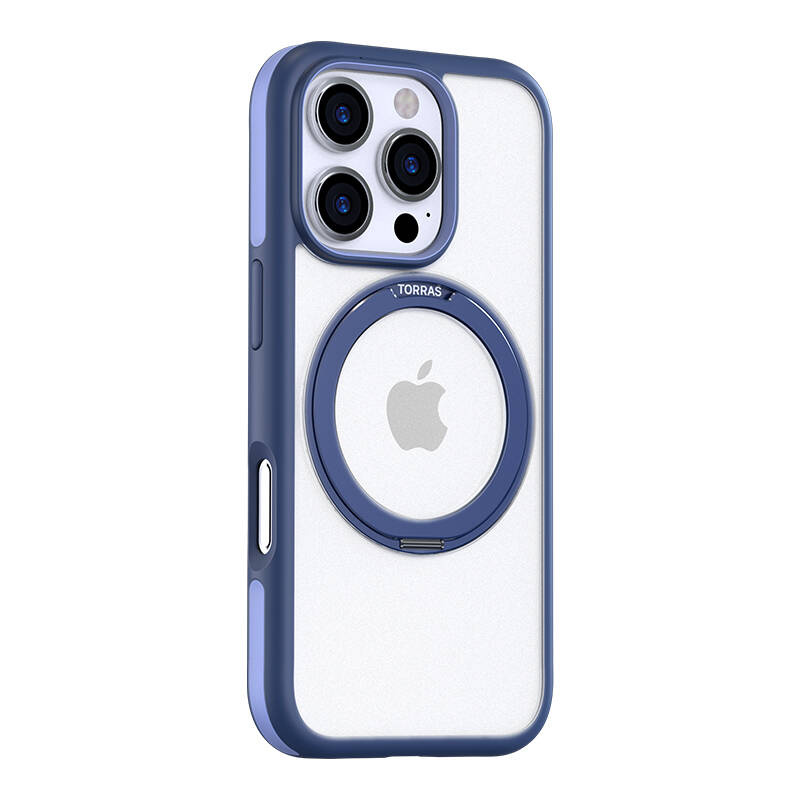  TORRAS Ostand R Fusion Series Case for iPhone 16 Pro (Blue)