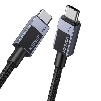 Kabel USB-C do USB-C Ugreen L524, 60W, PD, 3m (szary) - 2