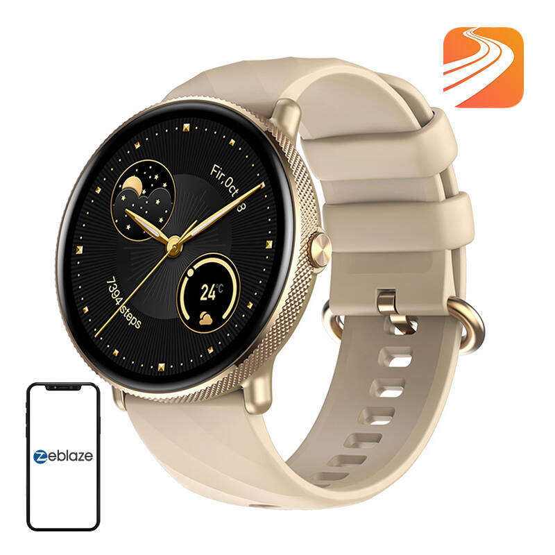  ZEBLAZE GTR 3 Pro Smartwatch (Gold)