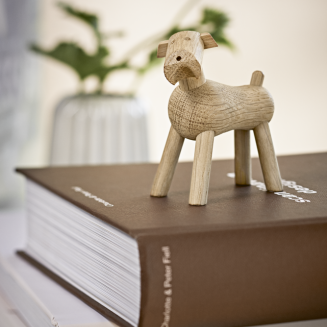 Figurka drewniana Kay Bojesen Dog Tim oak - 4