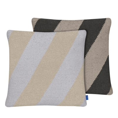 Poszewka na poduszkę Mette Ditmer ACROSS Grey & Sand 50×50 cm