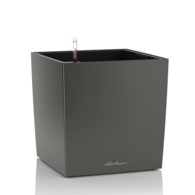 Donica Lechuza Cube Premium 30 | 40 | 50 antracyt metallic
