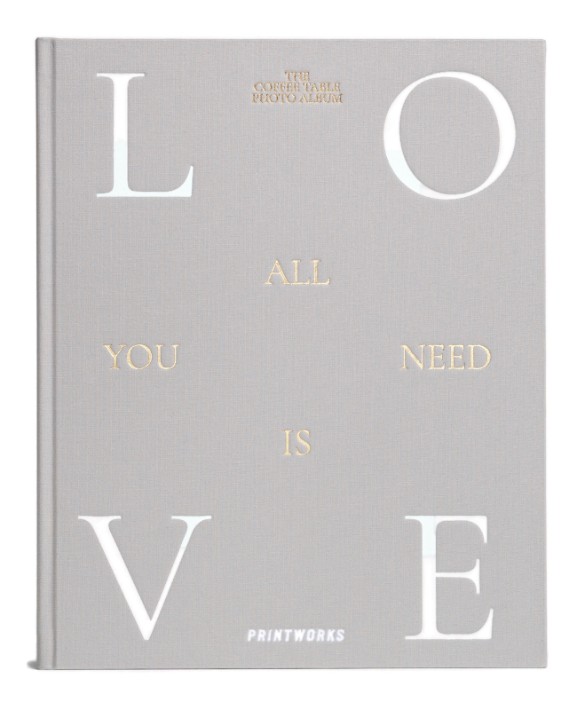 Fotoalbum - All You Need is Love XL | PRINTWORKS