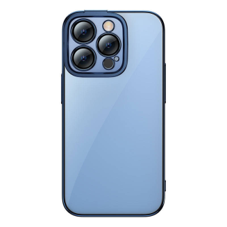 BASEUS Glitter Protection Set for iPhone 14 Pro (Blue) - 2