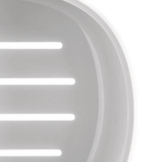 Półka łazienkowa Alessi Birillo biała - 2