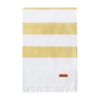 Ręcznik plażowy Bricini Costa Nova Mustard 180x180 cm