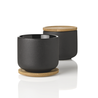 Kubek z podstawką Stelton Theo Black 0.2 l - 3